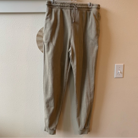 Zara sweat set size M oversized washed sweatshirt and sweat pants color: mink - Picture 7 of 7